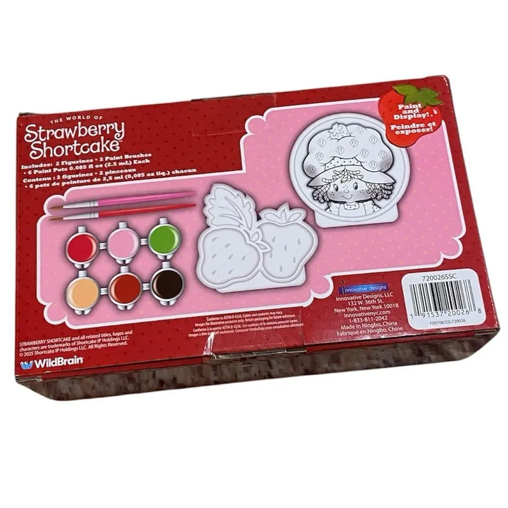 STRAWBERRY SHORTCAKE Paint Your Own Figurine Set